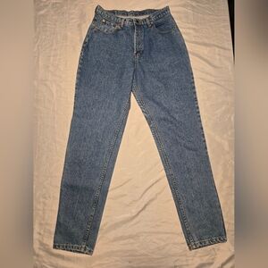 Vtg 80s Likely NWOT Jordache Womens High Rise Tapered Jeans Blue 30x32 Long Tall